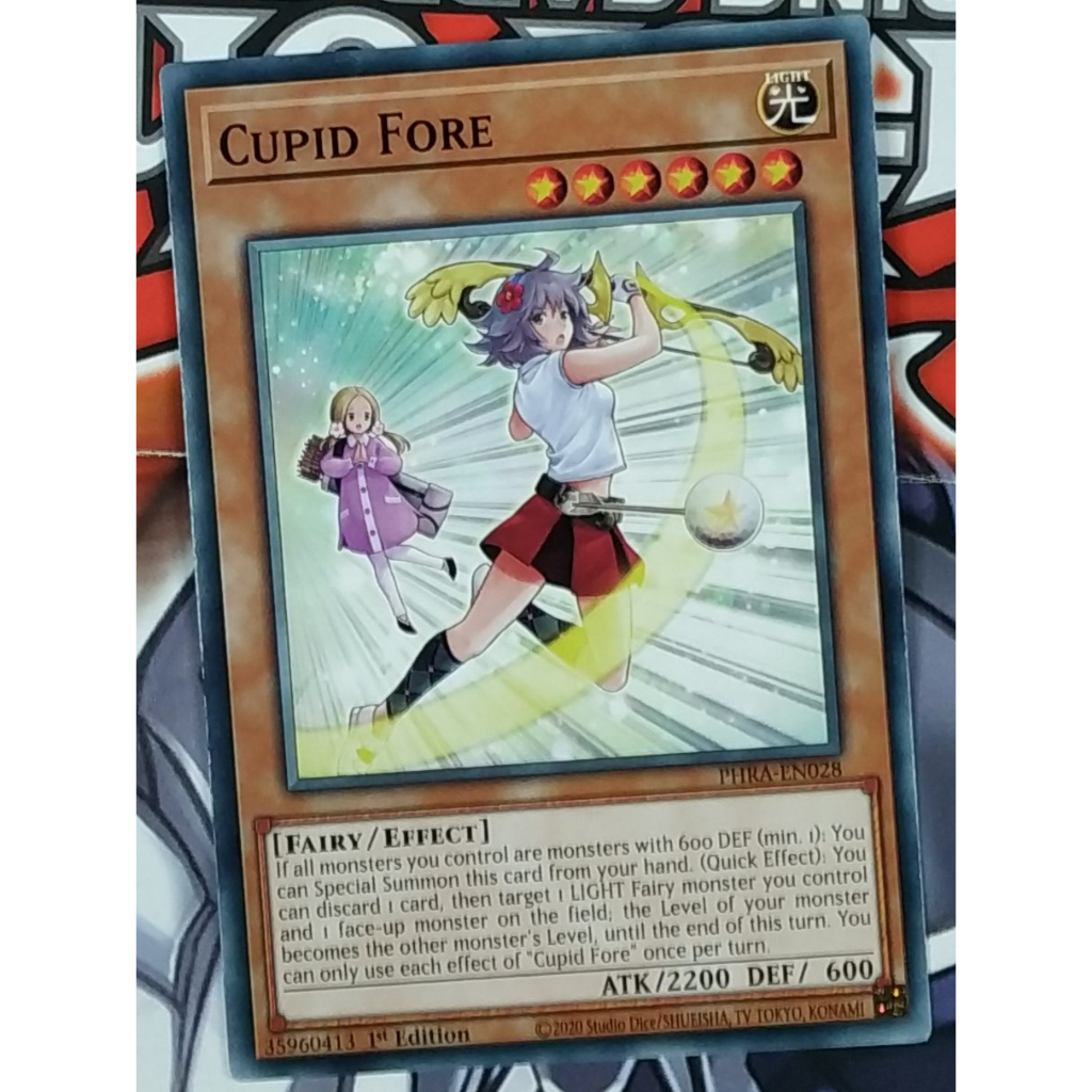 YuGiOh - Cupid Fore (PHRA-EN028) - Common - Monster Card - Trading Card Game ORIGINAL