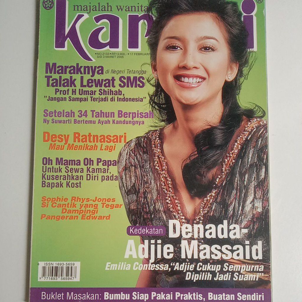 Majalah Kartini Tahun 2005 Cover Desy Ratnasari
