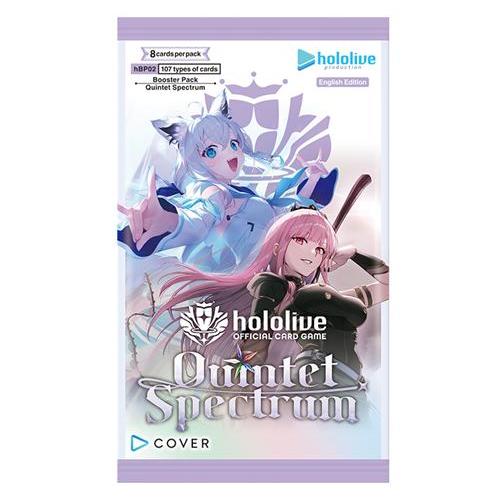 Hololive TCG BP02 Quintet Spectrum Booster Pack English