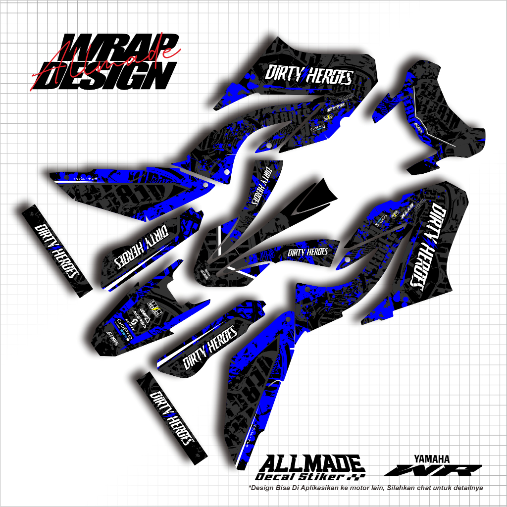 DECAL STIKER YAMAHA WR 150 FULL BODY