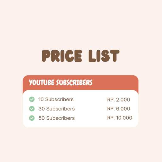 SUBSCRIBER YOUTUBE REAL AKTIF LOW DROP PERMANEN BERGARANSI