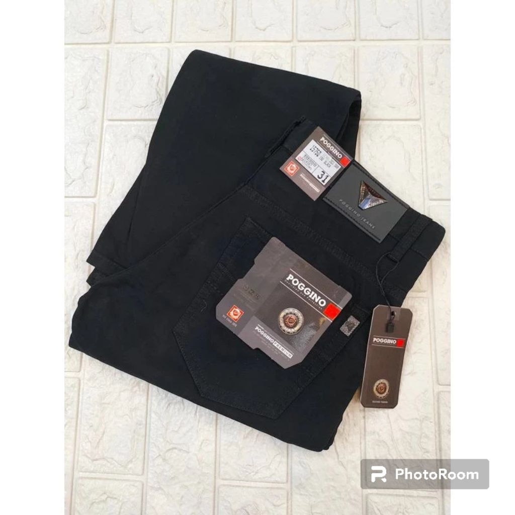 celana katun panjang poggino reguler fit