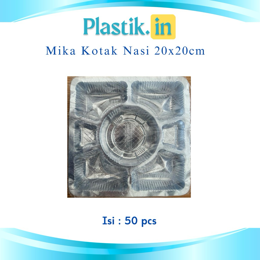 Mika Kotak Nasi Ukuran 20x20cm