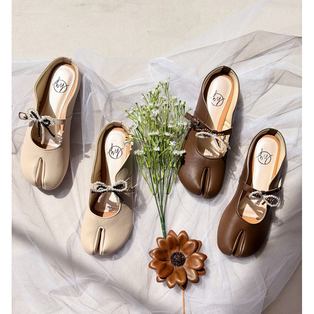 Hy_shoes Yuki Tabi Sepatu Mules