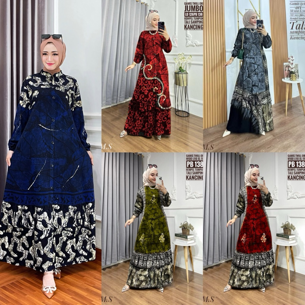 Gamis twill asli.gamis twill cap malaman.gamis cap pekalongan