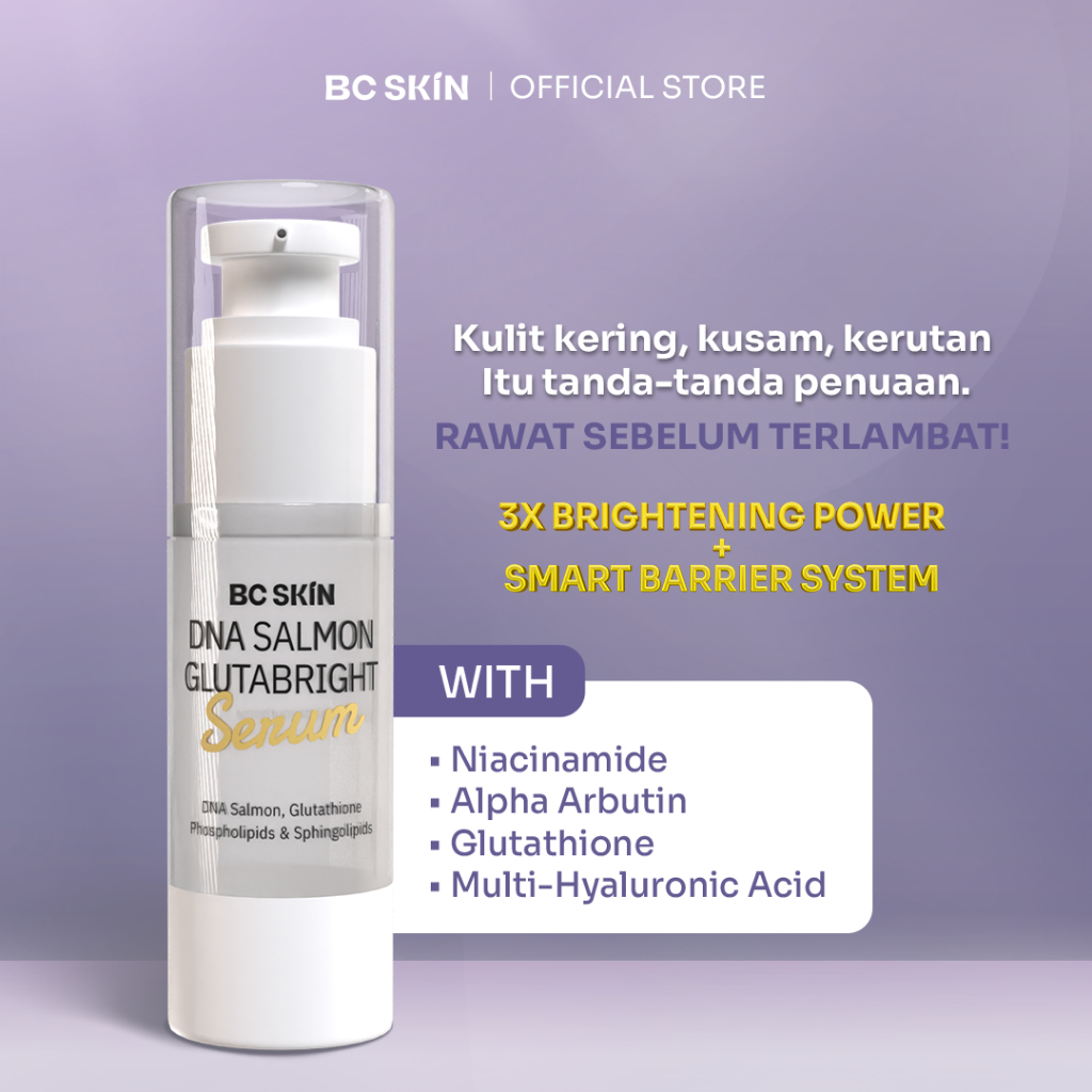 BC SKIN DNA Salmon Serum with Glutabright - Serum DNA Salmon - Serum Pencerah Wajah - Serum Anti Agi