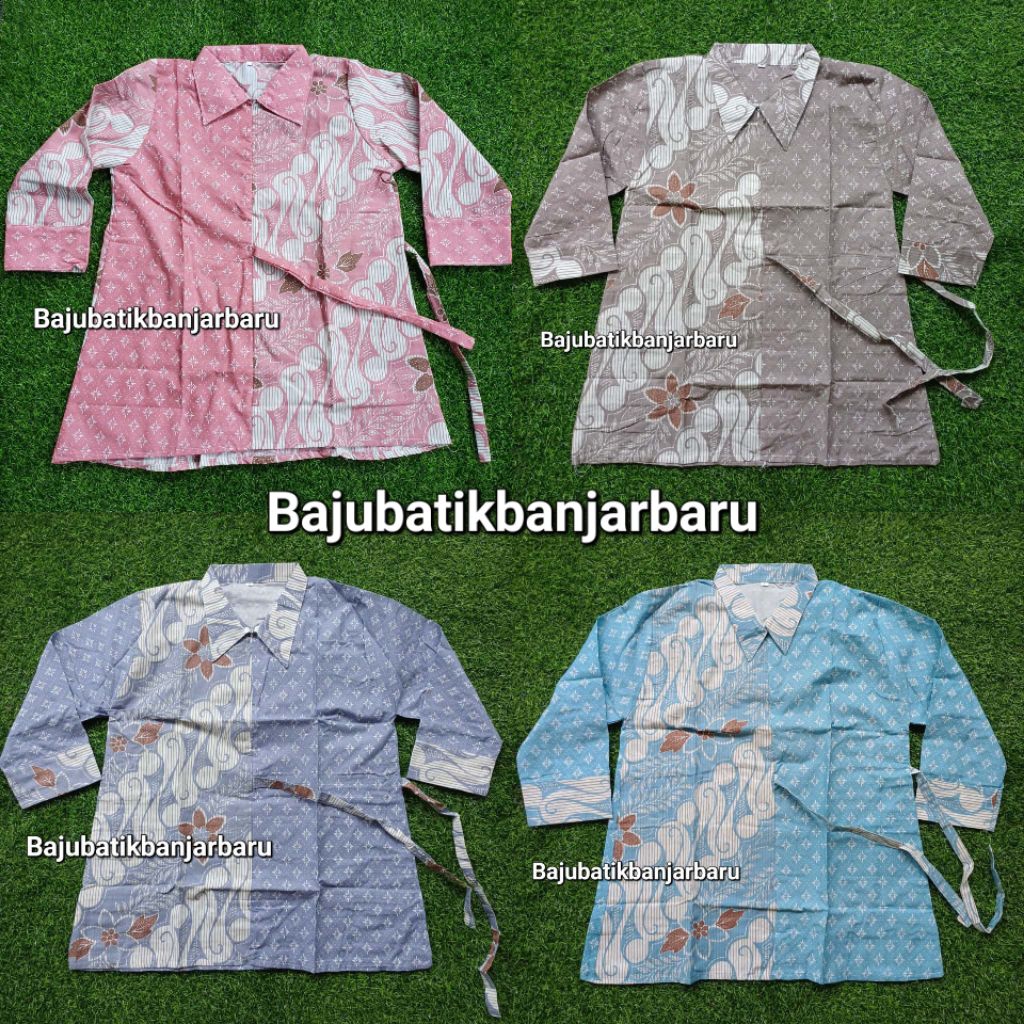 Batik Kerja Batik Kuliah Batik Sekolah Batik Kondangan Baju Batik Wanita blus batik wanita banjarbar