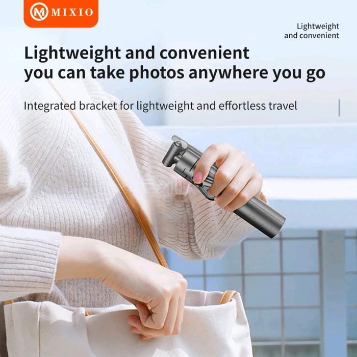 MIXIO A13 130CM Tongsis Bluetooth Selfie Stick Tripod Mini