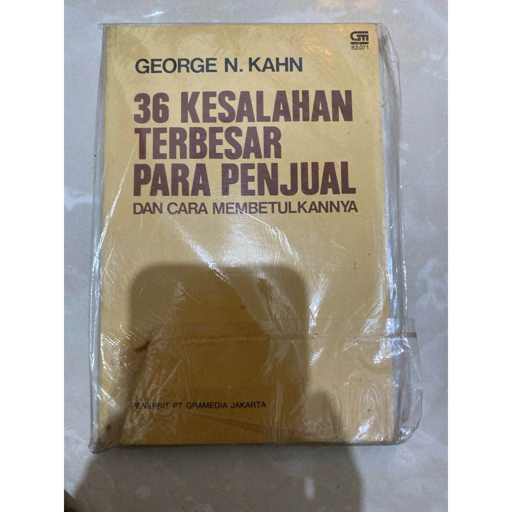 36 KESALAHAN TERBESAR PARA PENJUAL DAN CARA MEMBETULKANNYA