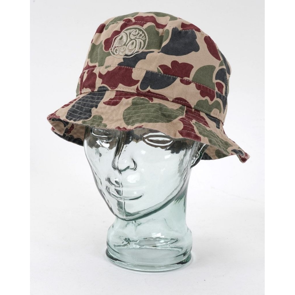 Pretty Green Miles Camo Bucket Hat Original