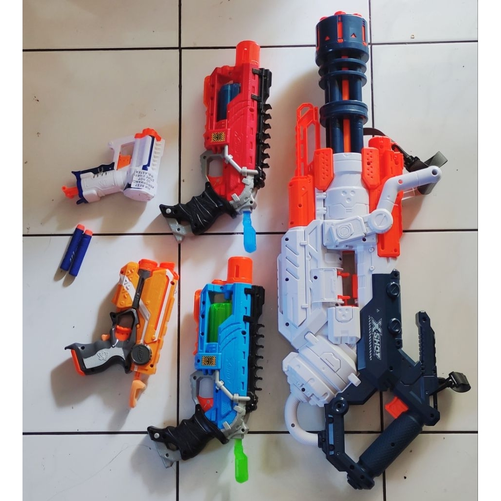 Nerf xshot tembakan kacamata dll