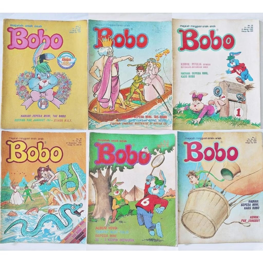 majalah bobo jadul / bobo lawas 80an / mombi SD