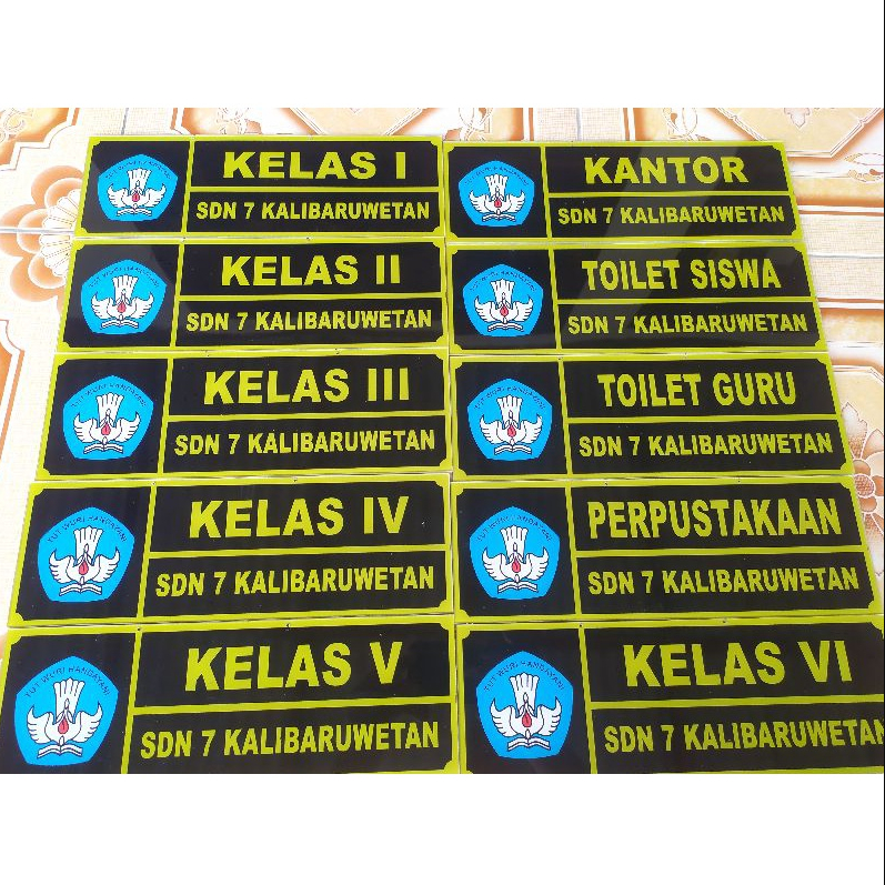 CUSTOM PAPAN NAMA RUANGAN AKRILIK | Sign Board Ruangan Kantor Meeting Perusahaan Papan Nama Ruang ga