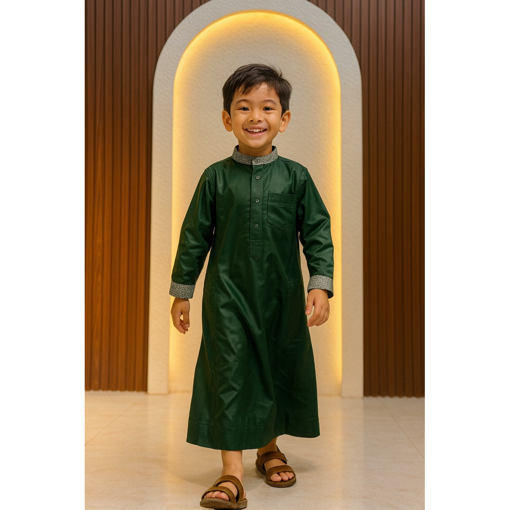 Gamis Anak Libas Katun Zibdan – Gamis Laki Laki Modern Anak 2 Tahun-13 Tahun Brand Libas | Baju Koko