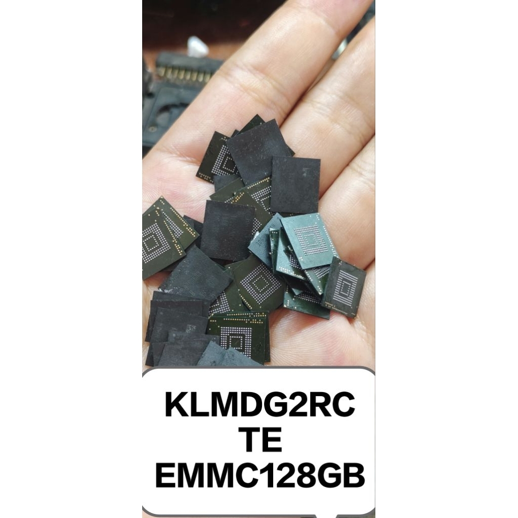 ic emmc bga153 128gb clean fresh KLMDG2RCTE