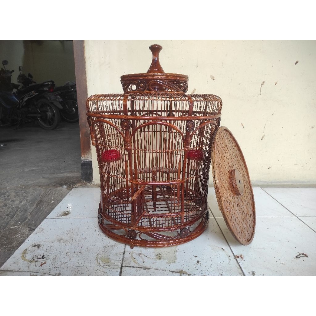 Sangkar Burung Perkutut Mataraman Klasik Kuno finishing