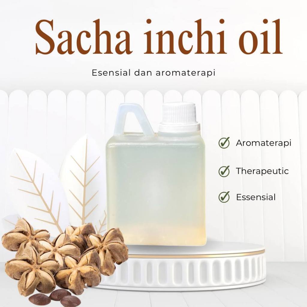 500ml Minyak Minyak Kacang Sacha Inchi Essential Oil - Minyak Sacha Inchi Carrier Oil