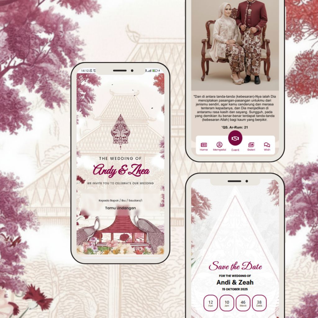Undangan Website Pernikahan Tema Jawa - Undangan Website