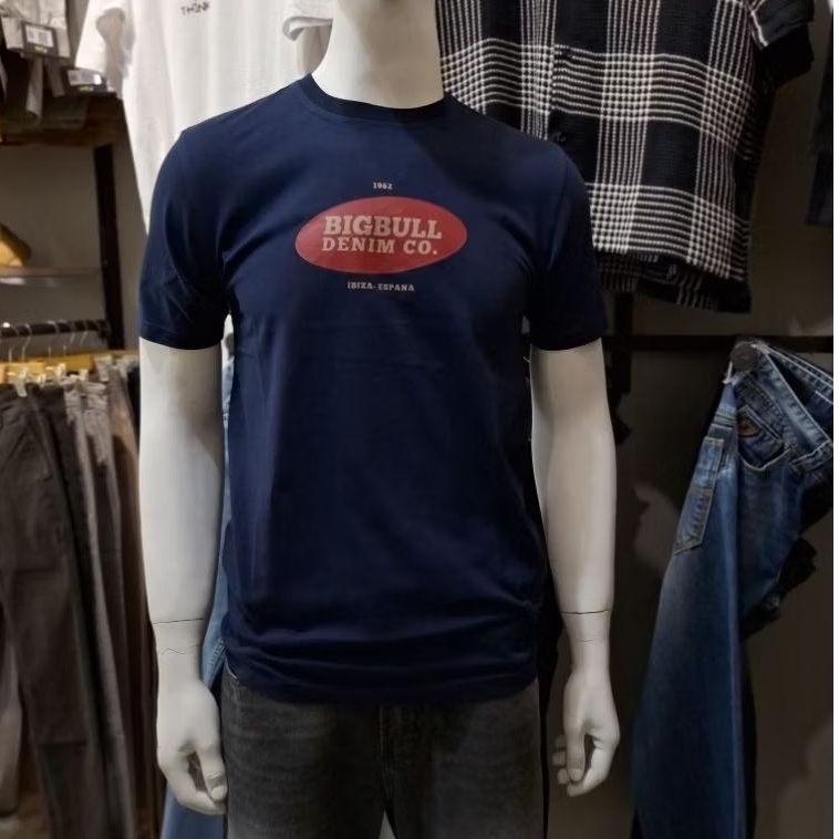 KAOS PRIA BRAND LOIS ORIGINAL 2445 BIRU DONGKER