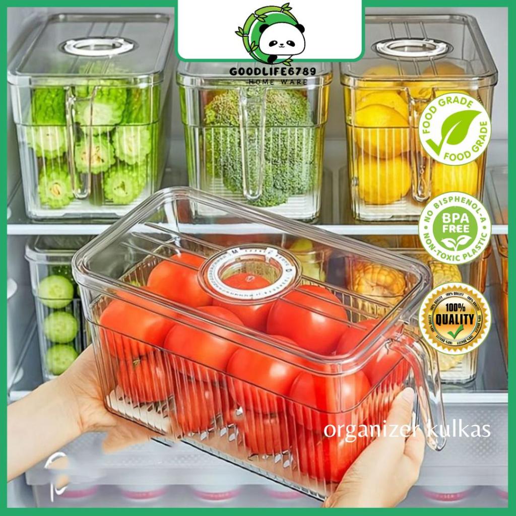 Kotak Tempat Penyimimpanan Makanan Kulkas Tempat Container Kulkas Penyimpanan Buah Sayur Kulkas Temp