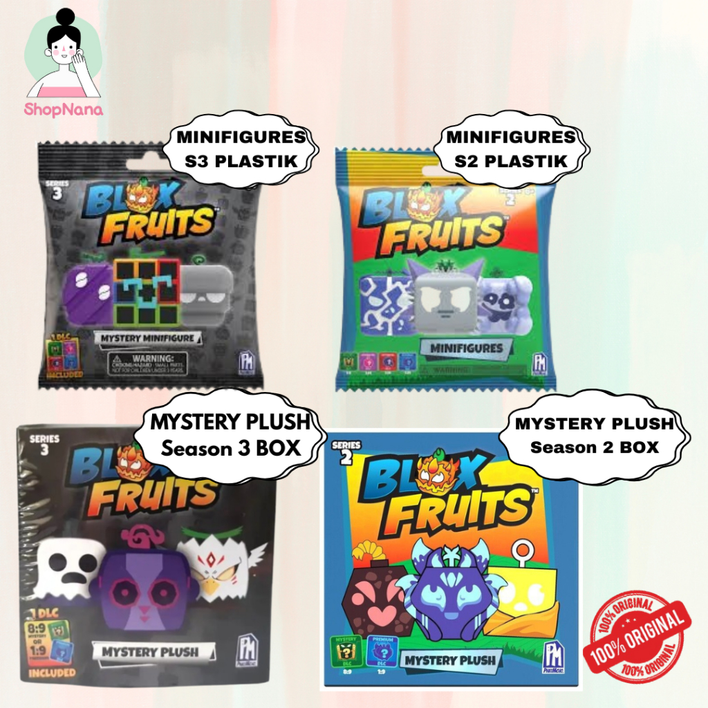 Blox Fruits - Mini Figure Mystery Plush - series 2 blind bag include DLC