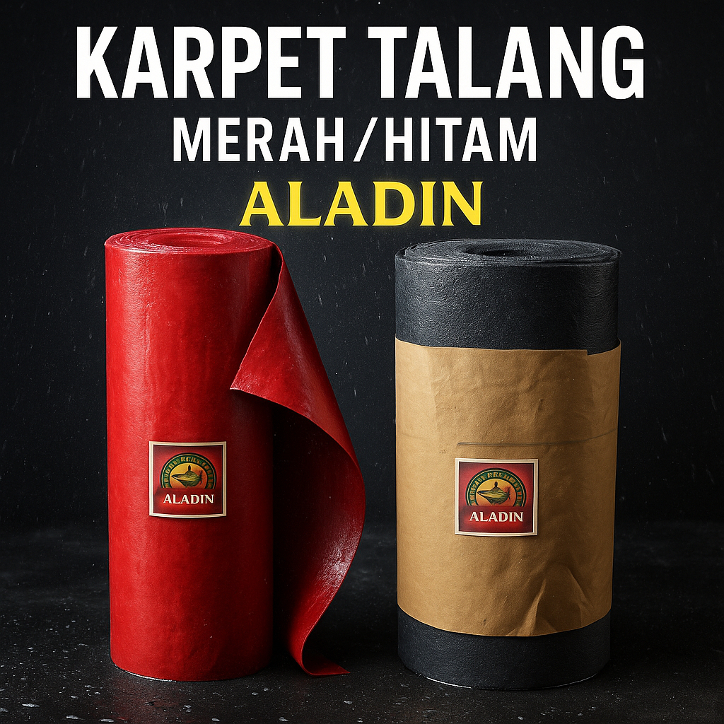 Karpet Talang / Karpet Atap / Tiber Talang ALADIN Hitam 1.3mm – Fleksibel Anti Bocor, Tahan Cuaca