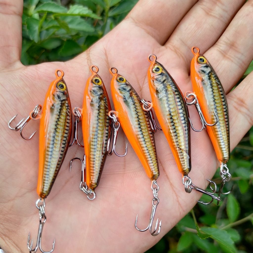 Lure Swimmer Sinking Tenggelam Swimmer Wader Seluang Umpan Hampala