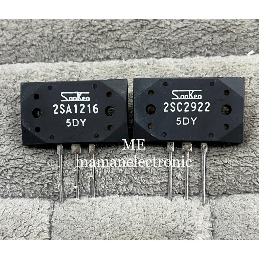 Sanken 5DY 2922/1216 ASLI / Transistor 2SC2922 2SA1216 5DY ORI