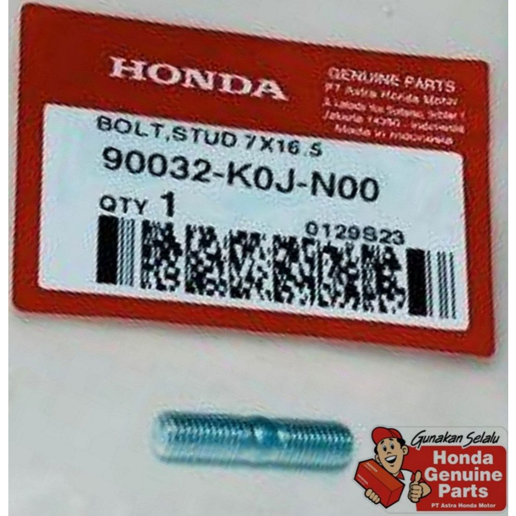 Baut Tanam Knalpot Genio, Beat Scoopy Esp 2020 Tebal Asli BARU Honda