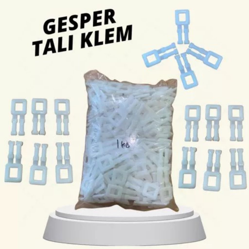 Klem Gesper Plastik Klem Super Tali Straping Band-Clamp Straping 1 KG