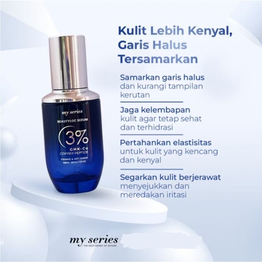 My Series Beautyloc Serum Copper Peptide 3% 30ml Exp okt 2027
