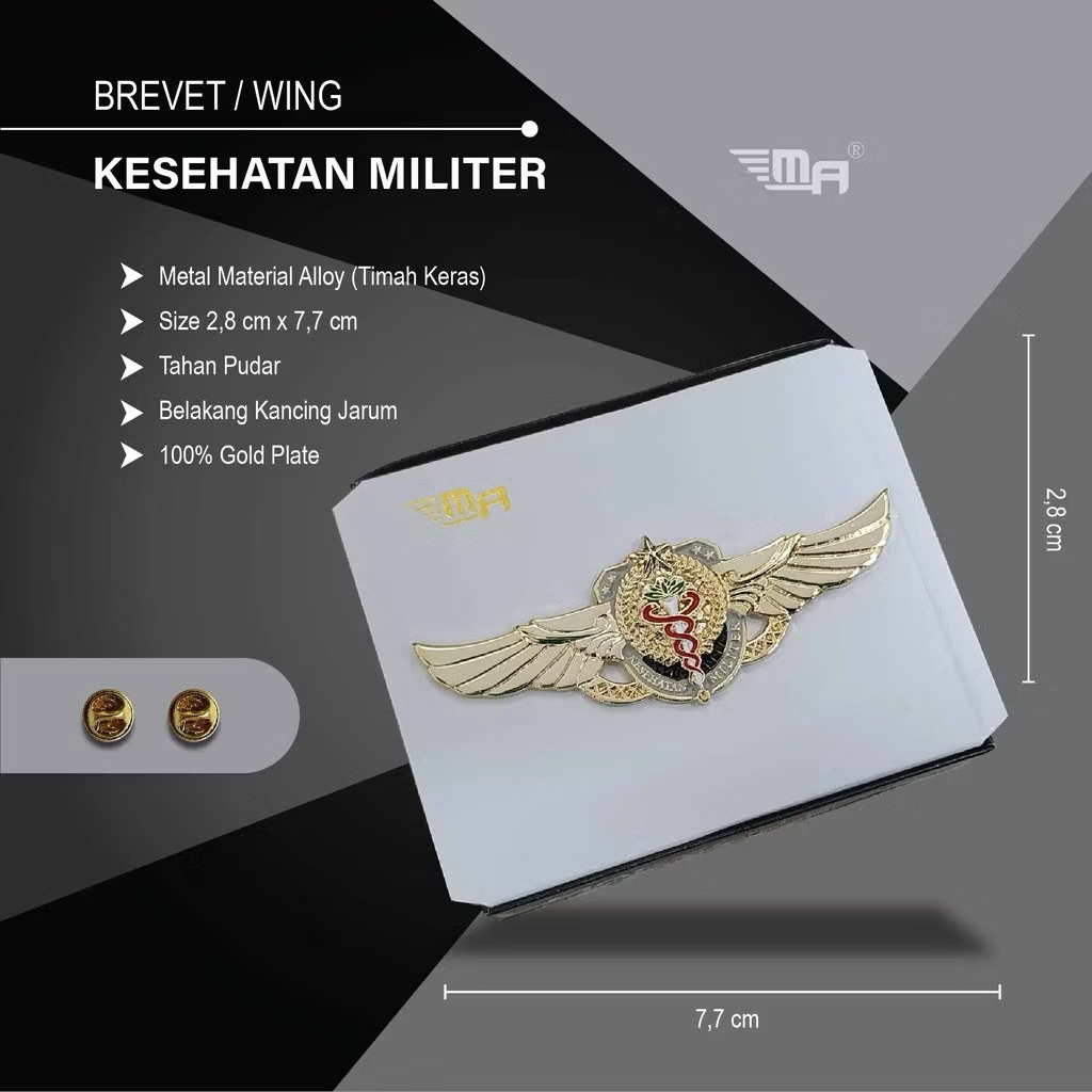 BRIVET PDH KESMIL ( kesehatan militer )