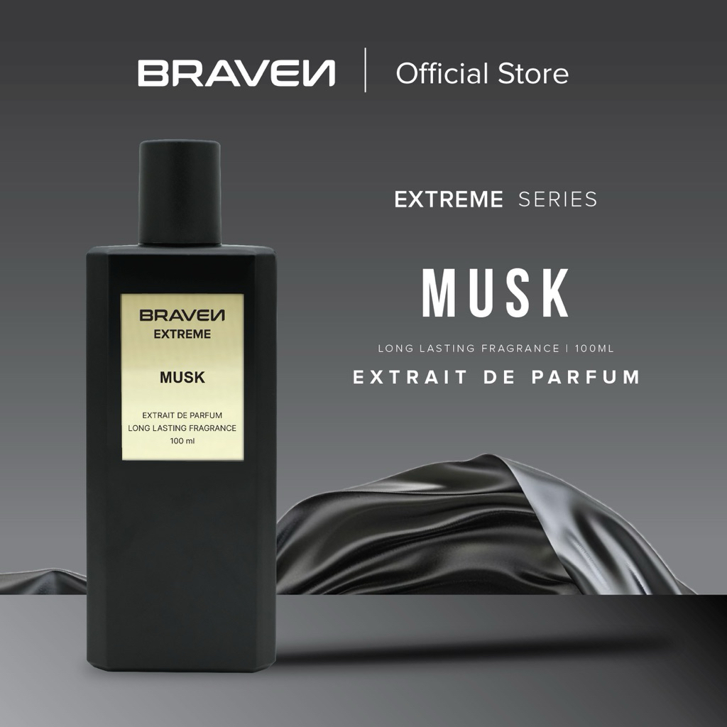 Braven extreme extrait de parfum 100ml musk