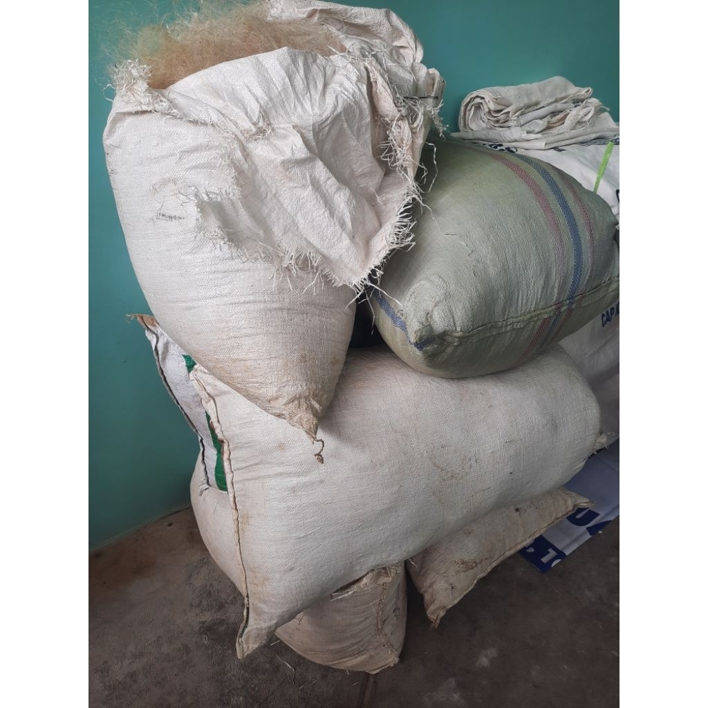 jaring nelayan bekas (media filter)