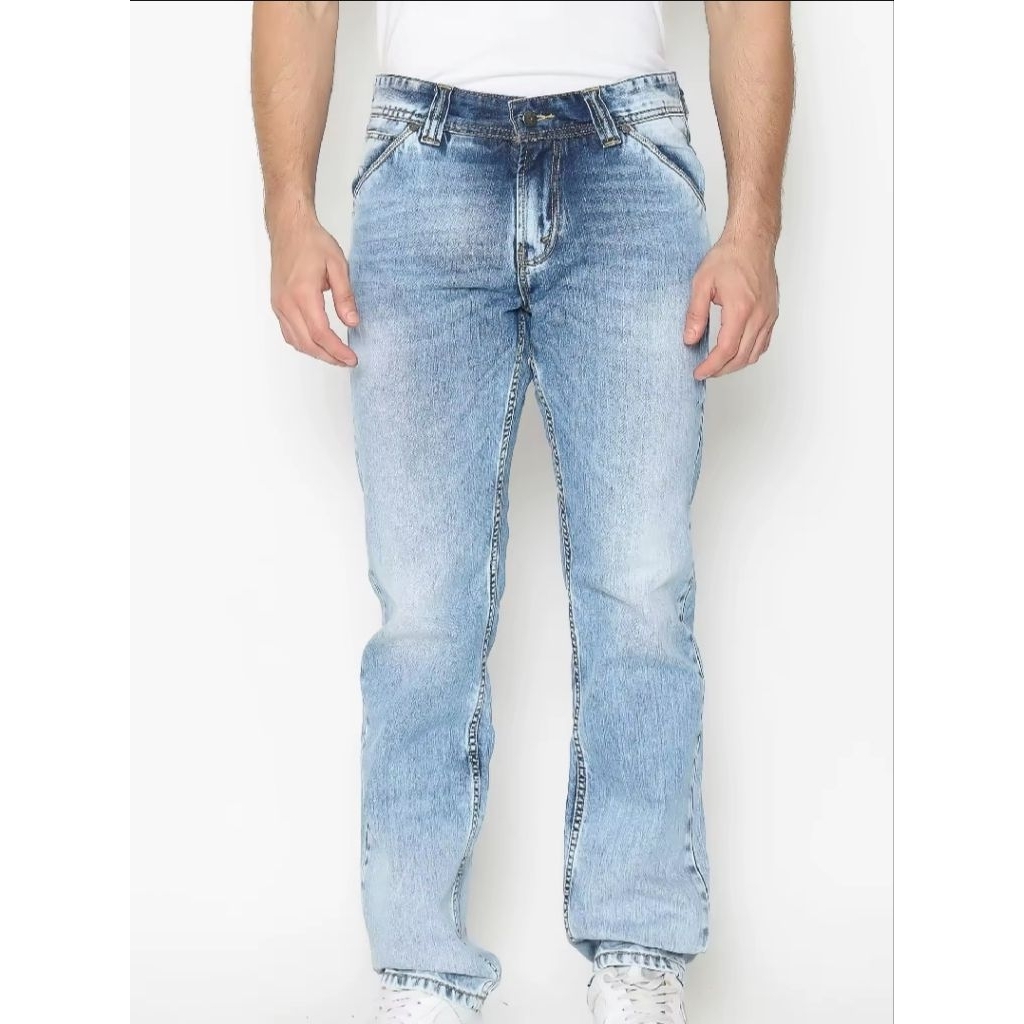 Celana Straight Cut 100% Original merek Lois Jeans
