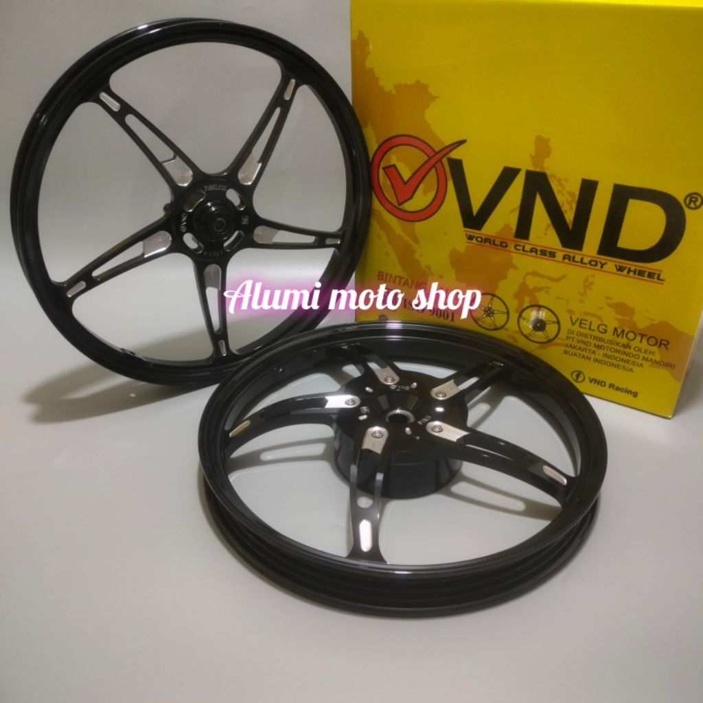 velg vnd racing bintang laut ring 17 untuk motor beat karbu beat fi beat deluxe beat pop scoopy geni
