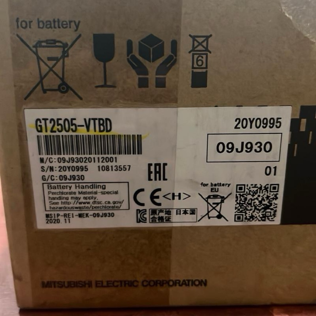 HMI MITSUBISHI GT2505-VTBD MITSUBISHI GOT2000 original