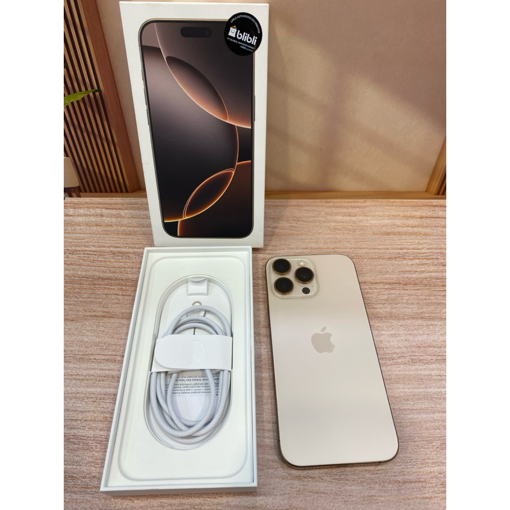 Apple iPhone 16 Pro Max 256GB Bh 98% Garansi resmi 12/04/2026