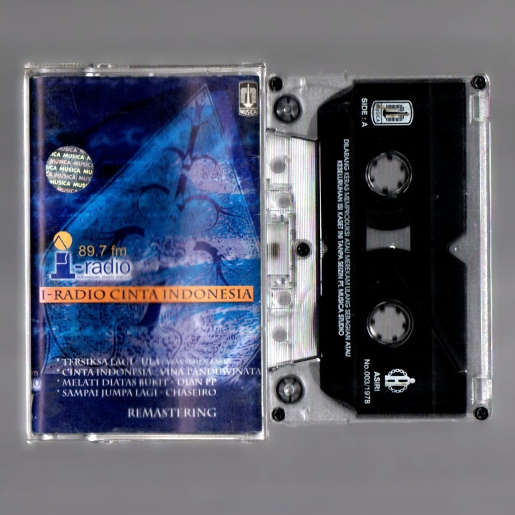 Kaset Pita Kompilasi Indonesia - I-Radio Cinta Indonesia // Ula // Vina Panduwinata // Dian Pramana 
