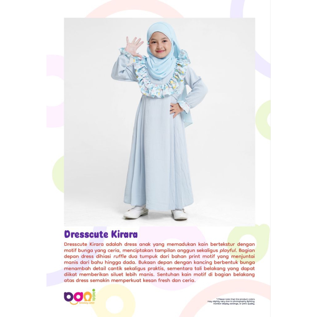 Rabbani Diskon-Dresscute Kirara SG|Gamis anak Rabbani
