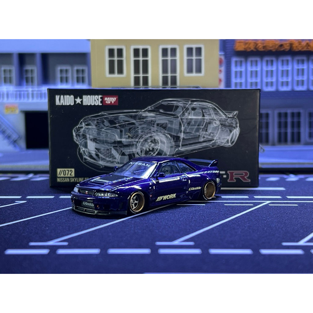 1:64 KAIDO HOUSE Nissan GTR R33 BNR V2 Midnight Purple