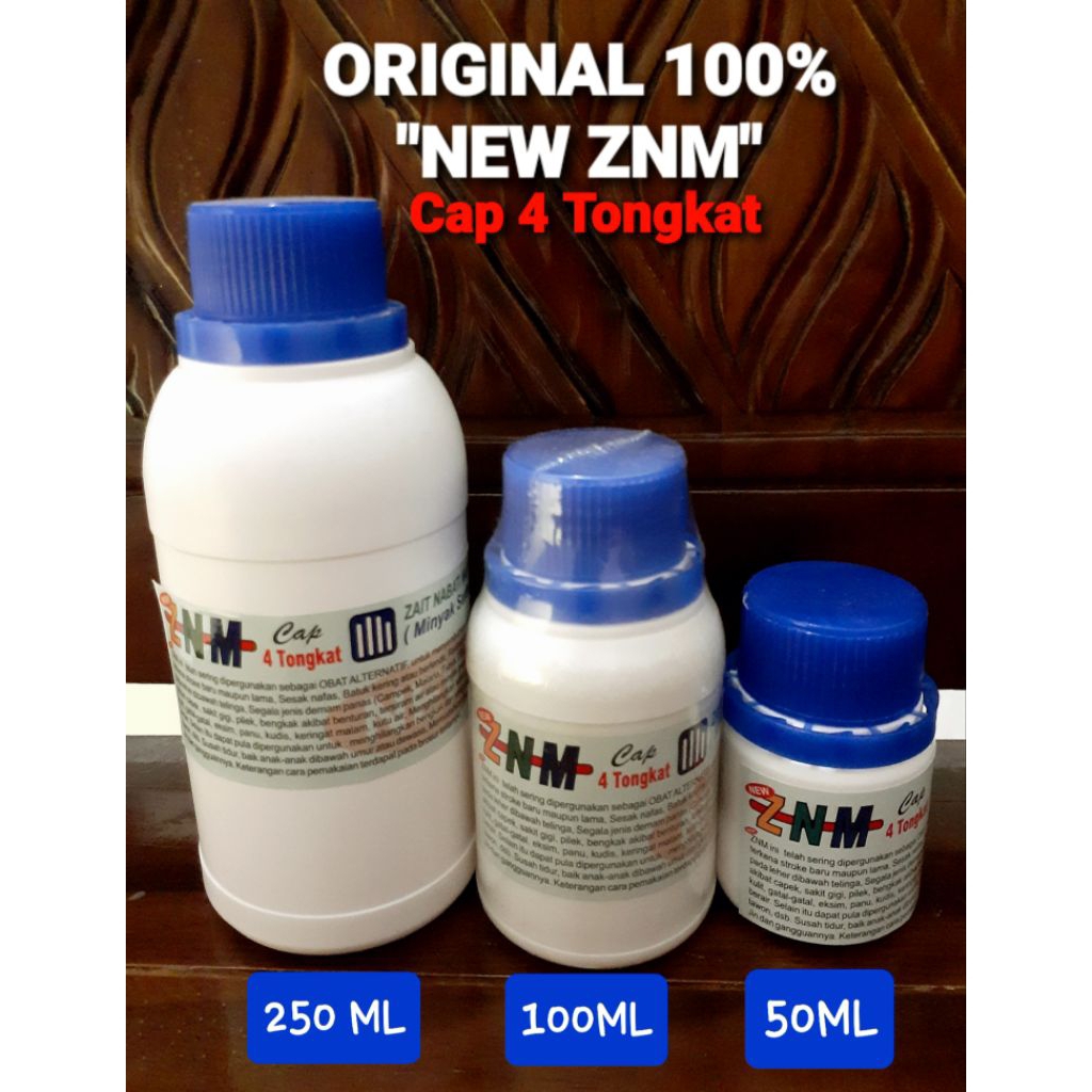 PAKETAN MINYAK HABIB ZNM Cap 4 Tongkat ( 50 ML + 100 ML + 250 ML)