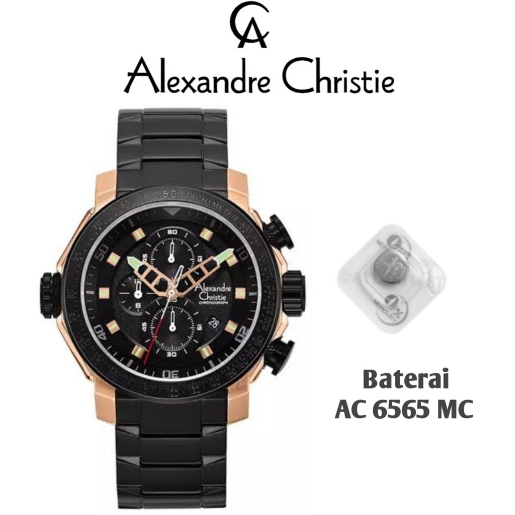 Baterai Original untuk Jam Tangan Alexandre Christie Type AC 6565 MC, AC 6652 MC, AC 6653 MC, AC 666
