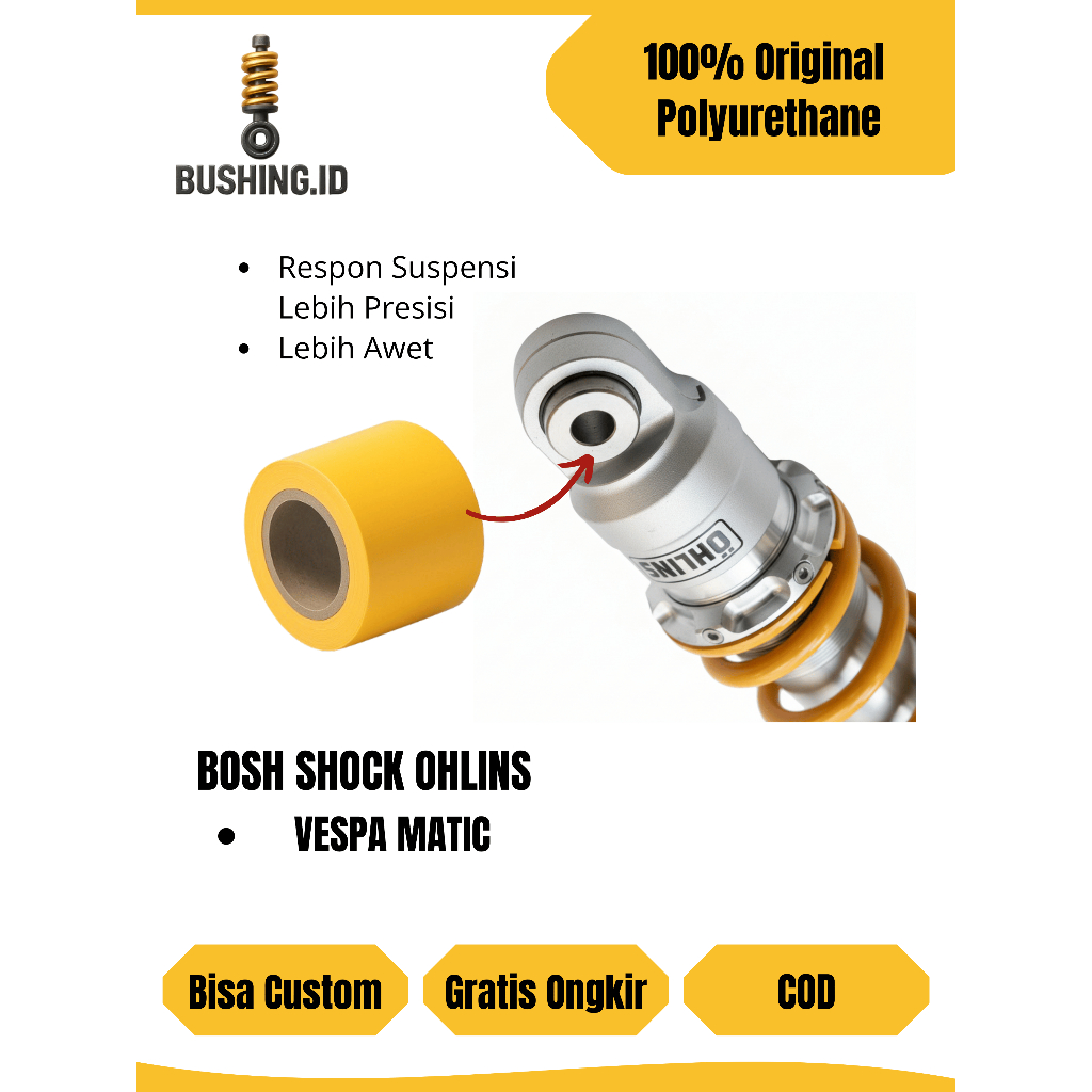 Bushing Shock Ohlins Vespa Matic