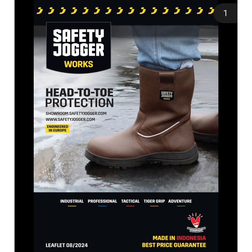 Distributor Sepatu Safety JOGGER Asli/Original S3 100%