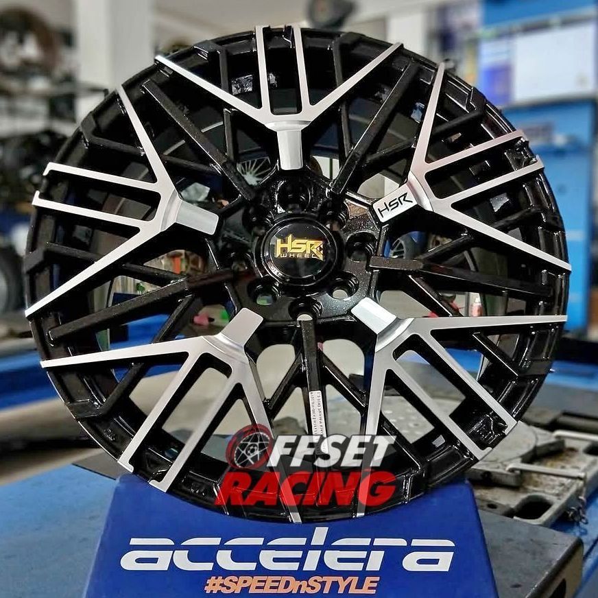 Velg HSR R16 Mobil Jazz Yaris Swift Brio Xenia Velg Mobil HSR BENAWA Ring 16 Lebar 7