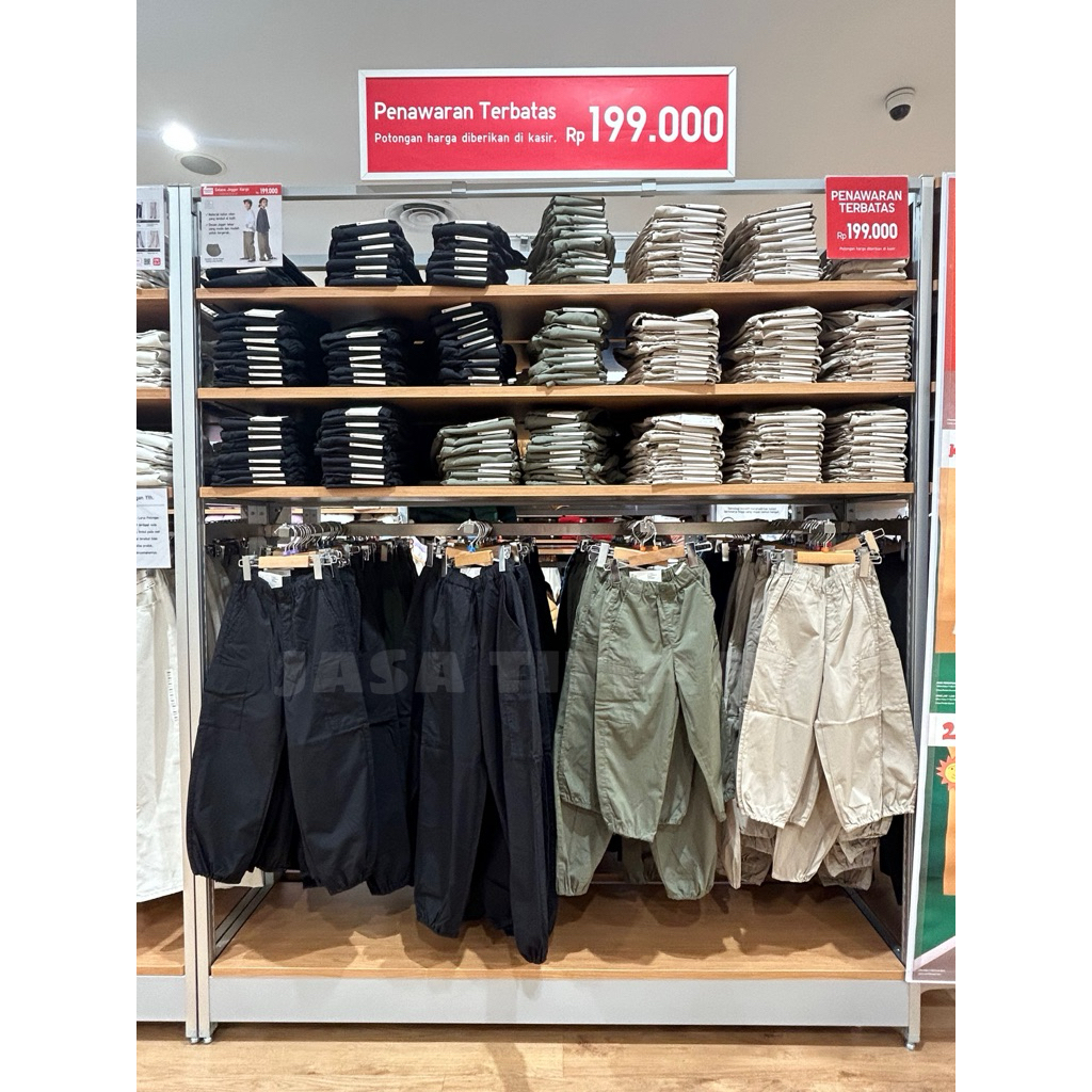 Celana Jogger Cargo KIDS UNIQLO