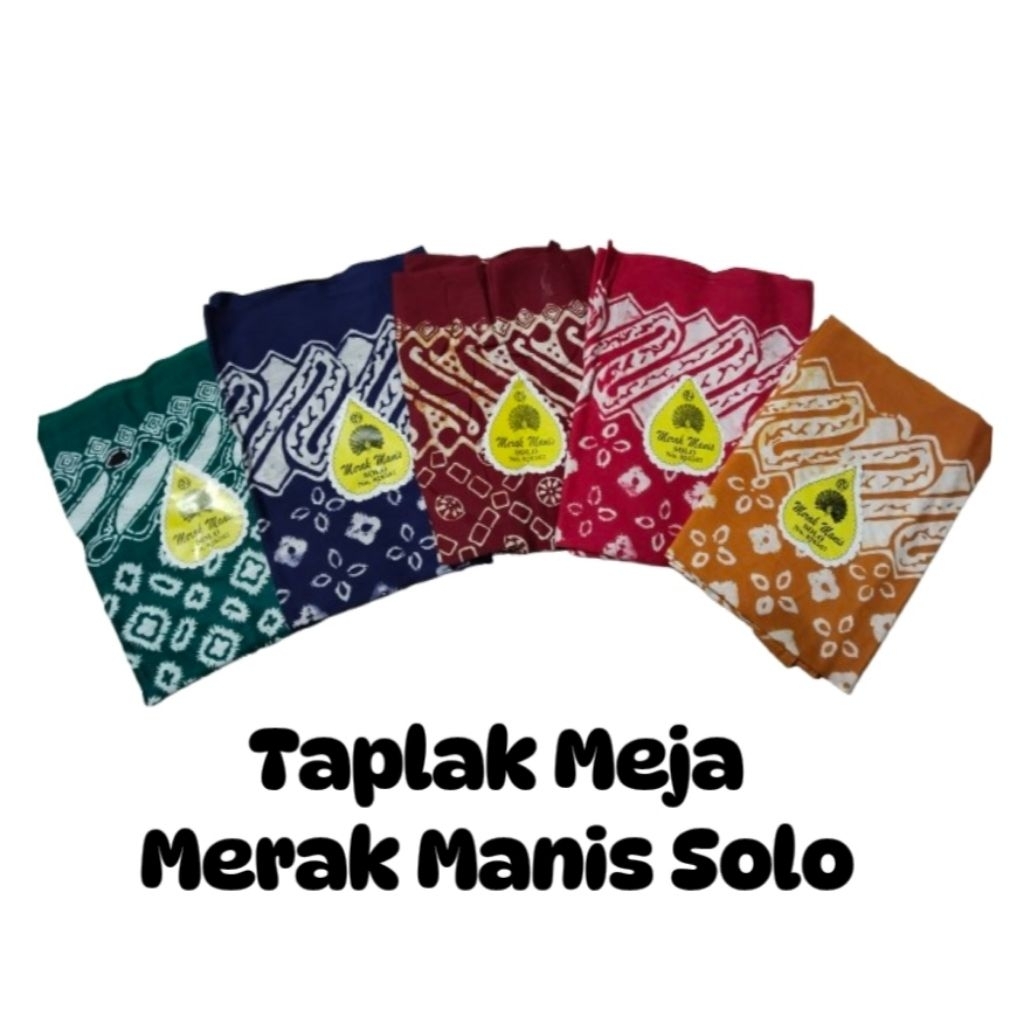 TAPLAK MEJA MERAK MANIS SOLO JUMPUTAN TAPLAK MEJA TAMU.