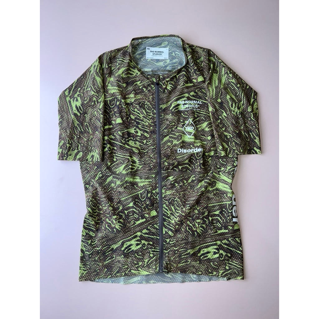 (Preloved) Pas Normal Studios PNS TKO Disorder Mechanism Pro Jersey - Green Beehive