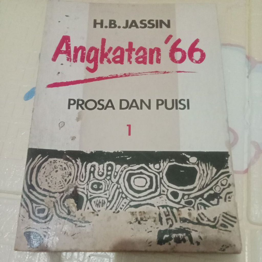 buku HB JASSIN Angkatan 66 prosa dan puisi 1